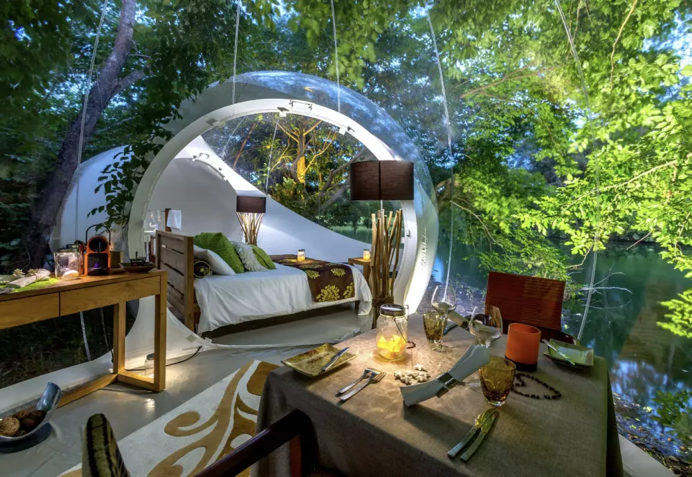 sun bubble tent